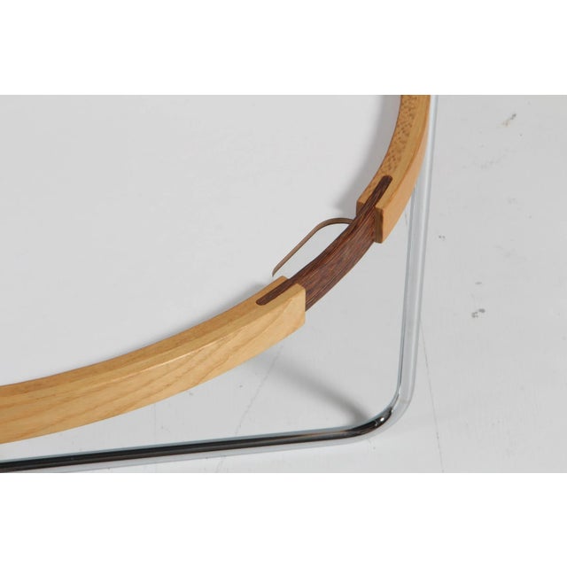 1960s Oak, Steel, and Formica Tray Table Model Ge453 attributed to Hans J. Wegner, 1960s For Sale - Image 5 of 8