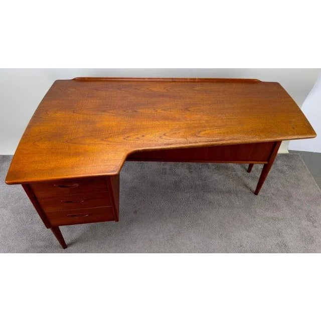 Göran Strand for Lelångs Möbelfabrik Model A10 MCM Swedish Desk For Sale In New York - Image 6 of 12