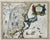 17th-century engraved map of China and surrounding regions as understood by European cartographers in the mid-1600s....