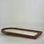 Brick Red Antique Arched Top Wood Wall Mirror With Distressed Glass and Mini Painted Flowers For Sale - Image 8 of 9