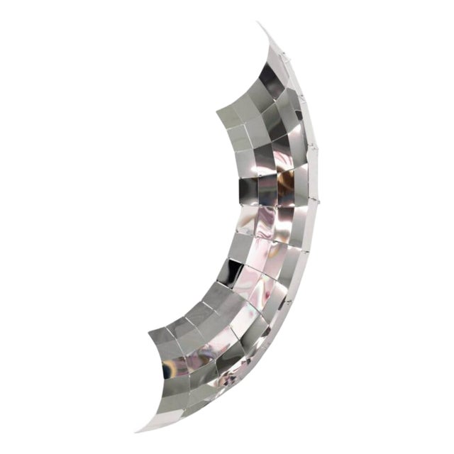 Tori Particle Wall Mirror in Aluminum by Martens & Visser For Sale