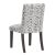 Spritely Home Chelsea Dining Chair in Ink Linen Leopard For Sale - Image 4 of 8