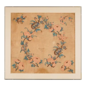 American Appliqué Quilt Square by Rachel G Gilpin, 1845
