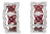 Beautiful 14K Pink Rose Gold Diamond Ruby Flower Huggie Earrings These exquisite 14K pink rose gold earrings are designed...