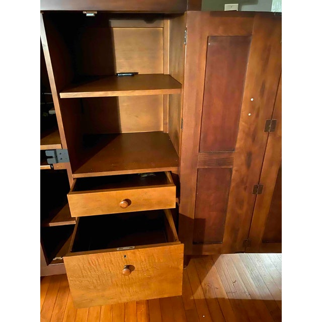 1990s Vintage Pottery Barn Media Armoire, Attributed For Sale - Image 5 of 5