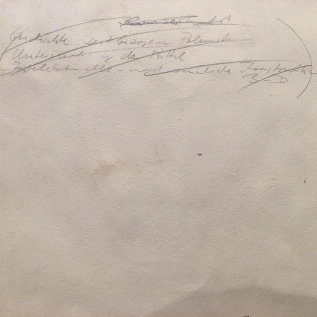 1980s Heinz Münch, Homage to Prof. Hilmar Hoffmann, Mixed Media on Paper For Sale - Image 5 of 13
