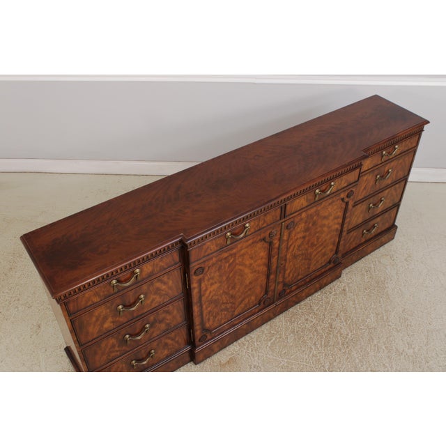 Theodore Alexander Althorp Collection Large Mahogany Credenza For Sale - Image 14 of 18