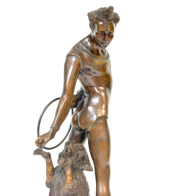 Bronze Sculpture "Get Up" After Georges Petit de Chemellier, 20th Century For Sale - Image 11 of 18