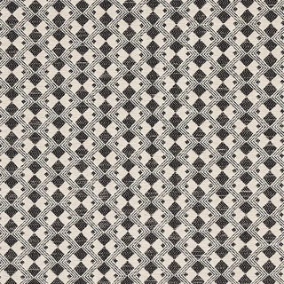 Schumacher Huxley Fabric in Vintage Black For Sale