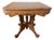 Late 19th Century Eastlake Walnut Parlor Table With Burl Inlays For Sale