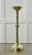 Tall Arts and Crafts Brass Candleholder, 1890s For Sale - Image 5 of 6