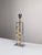 Maison Charles Chrome and Gilt Bronze Rose Table Lamp attributed to Maison Charles, France, 1970s For Sale - Image 4 of 14