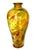Mid 20th Century Tall Yellow Hand-Blown Glass Bottle in Murano Style For Sale In Chicago - Image 6 of 17