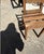 Wood Small Vintage Wooden Collapsible Chair For Sale - Image 7 of 8