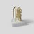 Mid 20th Century Vintage Do It Now Marble and Brass Mail Paper Holder Desk Accessory For Sale - Image 5 of 6
