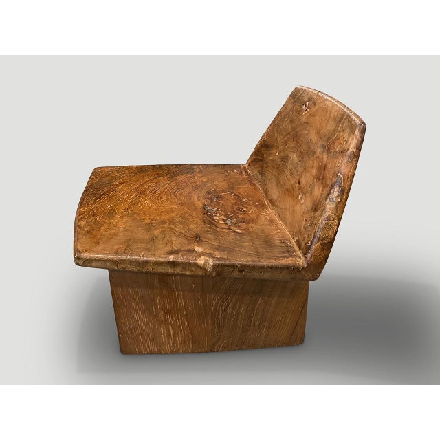 Andrianna Shamaris Low Wabi Sabi Chair or Side Table For Sale - Image 12 of 18