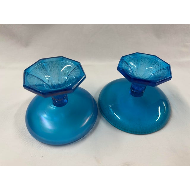 Art Deco Early 20th Century Northwood Compotes, Set of 2 For Sale - Image 3 of 11