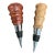 1980s Wood Turned Wine Bottle Stopper For Sale