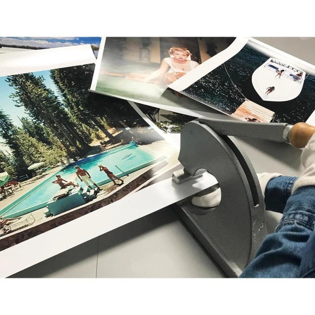 Modern Speedboat Landing Slim Aarons C Print For Sale - Image 3 of 4