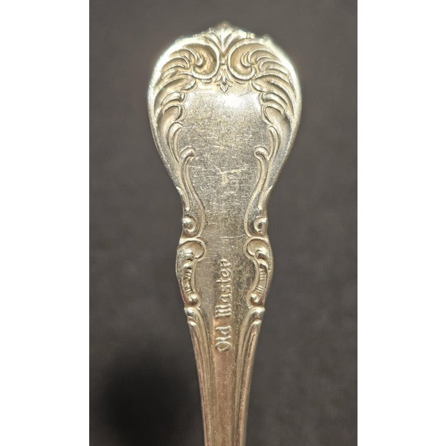 Towle Silversmiths Late 19th Century Sterling Silver Towle "Old Master" Pickle Fork For Sale - Image 4 of 9