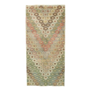 Mid 20th Century Turkish Anatolian Rug - 3'5" x 7'3" For Sale