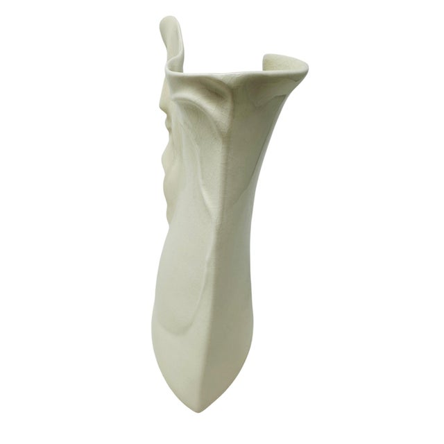 Vintage 1996 Sara Lund "Two Faces" Studio Pottery Sculptural Vase For Sale In Tampa - Image 6 of 11