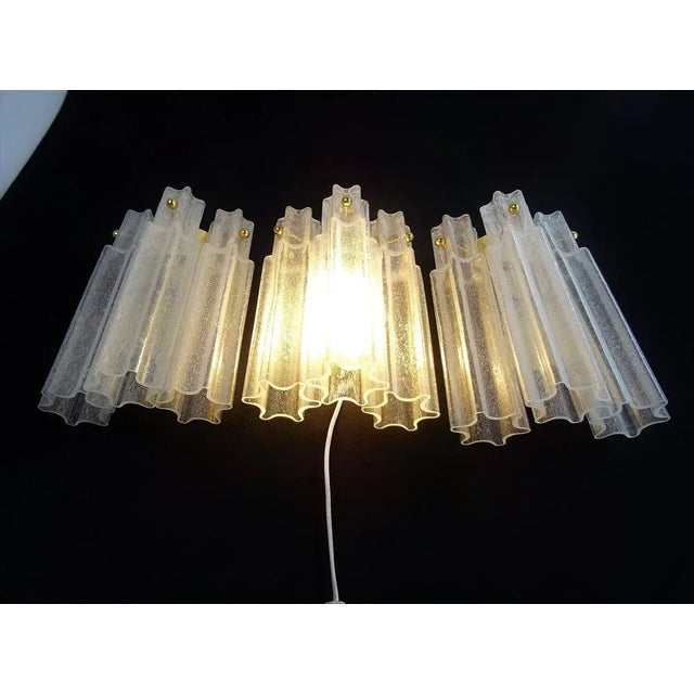 1960s Large Wall Lamps from Glashütte Limburg, 1960s, Set of 3 For Sale - Image 5 of 11