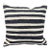 Turkish Hemp Pillow Cushion Natural Beige Black Cushion Cover 20"x20" For Sale