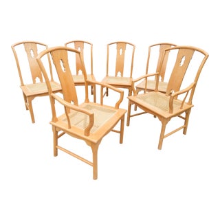 Vintage Century Furniture 'Chin Hua' Dining Chairs - Set of 6 For Sale