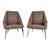 Thayer Coggin Origami Accent Chairs - a Pair For Sale