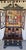 1940s Black Chippendale Style Secretary Desk/ Secretary Hutch, 2 Piece Cabinet For Sale - Image 11 of 17