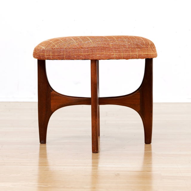 G Plan 1960s Mid Century Astro Vanity Stool by G Plan in Teak, Attributed For Sale - Image 4 of 8
