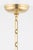 2020s Hudson Valley Lighting Mark D. Sikes Somerset 3-Light Pendant with Rattan Accent, Brass For Sale - Image 5 of 6