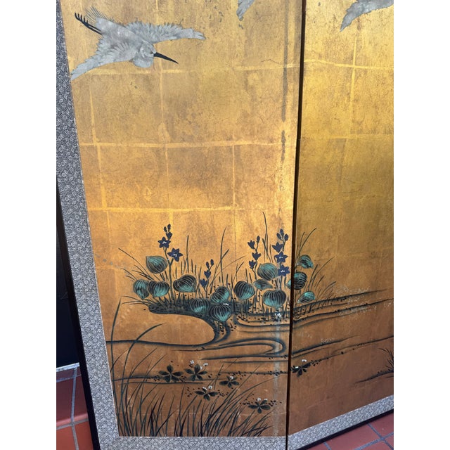 Chinese Bird Screen Room Divider For Sale - Image 9 of 11
