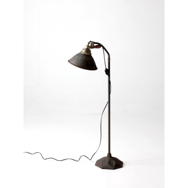 Antique Industrial Task Lamp For Sale - Image 4 of 18