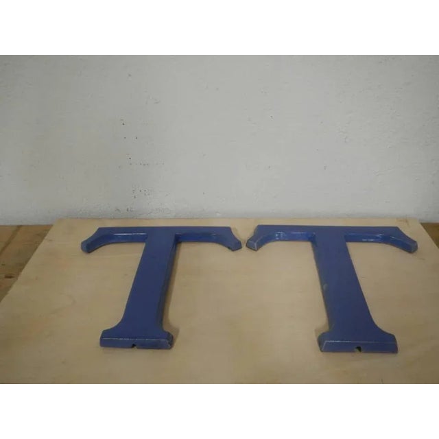 Ceramic Lowercase Letter T in tTrracotta, 1940 For Sale - Image 7 of 8