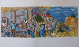 Raoul Dufy, The Harvesters, Lithograph