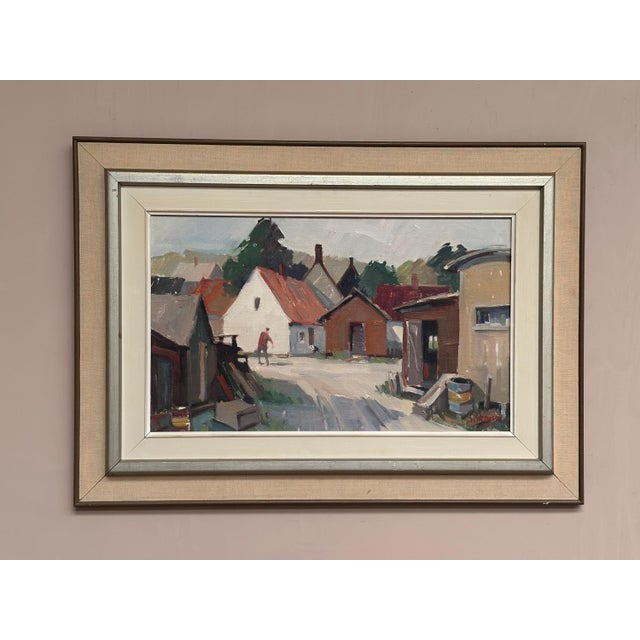 Eskil Scans, Vitemölla, 1960s, Oil on Panel, Framed For Sale - Image 6 of 18