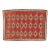 Authentic Navajo Rug Early Red Field Geometric Textile Hand-Spun Wool Circa 1900 For Sale