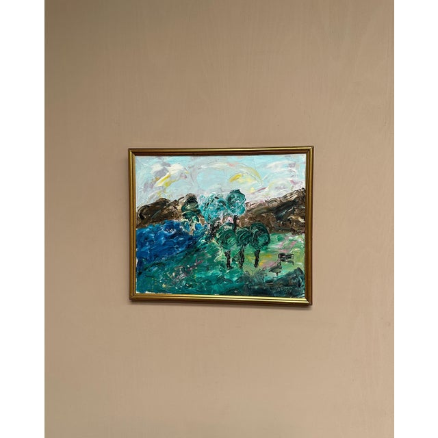 Norvy, Forest, 1994, Oil on Canvas, Framed For Sale - Image 9 of 18