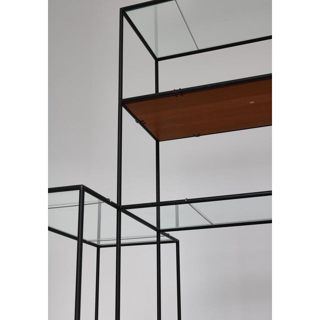 Modern Danish Teak & Glass Shelving System Abstracta attributed to Poul Cadovius, 1960s For Sale - Image 16 of 18