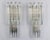 1970s Glass and Silver Venini Sconces - a Pair For Sale - Image 10 of 12