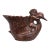Vintage Korean Cast Metal Swan & Cherub Planter Cachepot in Bronze Finish, 1970s For Sale