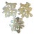 Late 20th Century Chinese Symbol Chinoiserie Brass Trivets or Wall Hanging - a Set of 3 For Sale