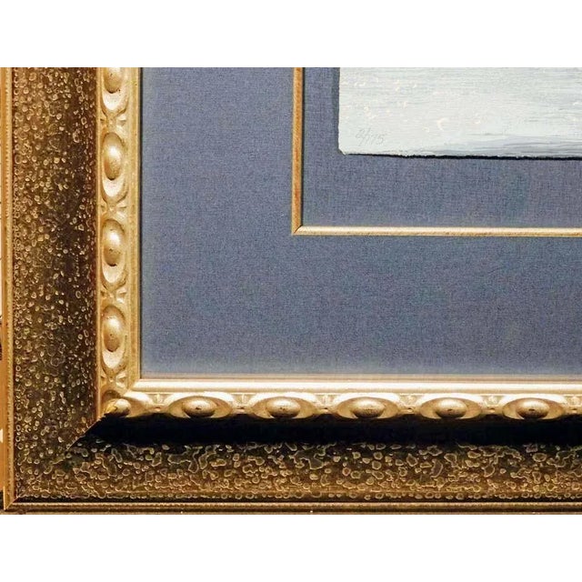 1990s Earl Biss "Crazy Dogs in the Sun" Custom Frame Hand Signed Print For Sale - Image 5 of 7