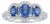 Stunning 18k Gold Sapphire and Diamond Halo Cocktail Ring, New Design, Size 3 For Sale