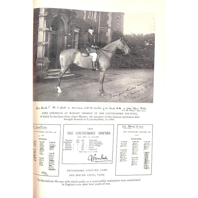 1930s "Hounds and Hunting: Through the Ages" 1933 Thomas, Joseph B. [m.f.h.] For Sale - Image 5 of 16