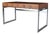 1960s Rosewood & Chrome Desk Attributed to Milo Baughman For Sale