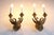 Antique Brass Eagle Wall Sconces, 1890s, Set of 2 For Sale - Image 9 of 15