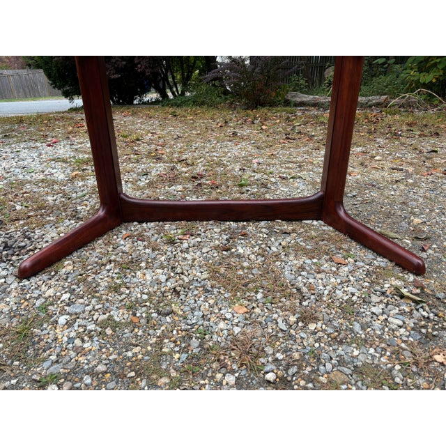 1960s 1960s Danish Teak and Rosewood Extending Dining Table For Sale - Image 5 of 11